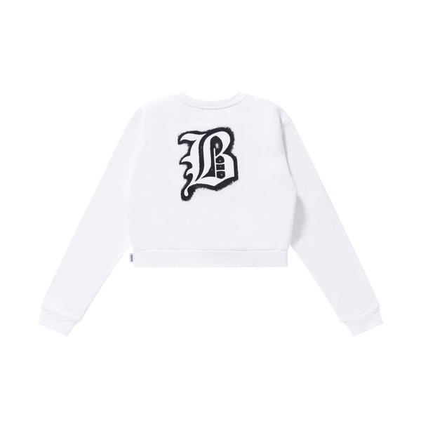 ALL CITY O.E. SPRAYED CREW SWEAT WHITE