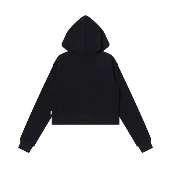 DRAGONS EMBROIDERED ZIP HOODIE BLACK