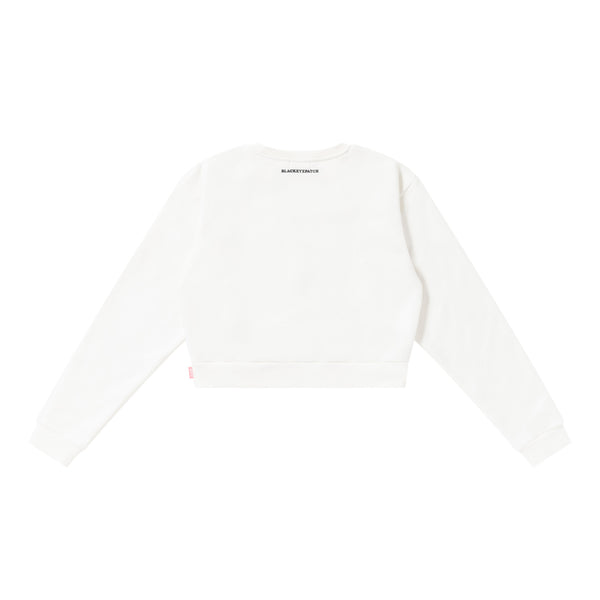 RICH BOYS CREW SWEAT WHITE