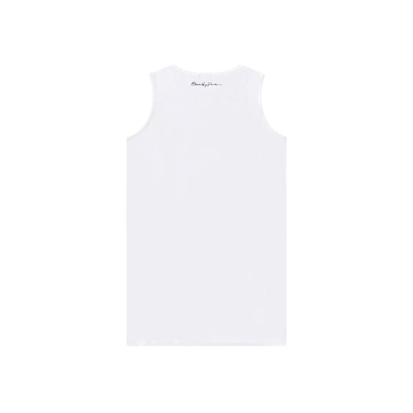 BEPTYO TANKTOP DRESS WHITE