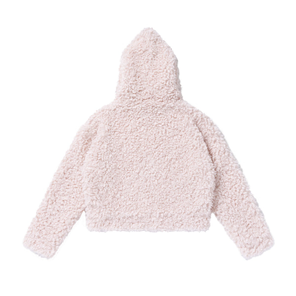 OG LABEL BOA ZIP HOODIE LIGHT PINK