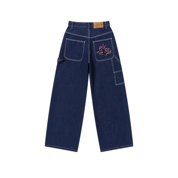 CROWNED B PAINTER JEANS INDIGO