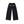 HWC FUR PATCHED DOUBLE STITCH SWEAT PANTS BLACK