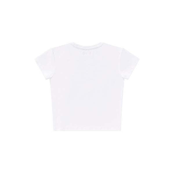 BIG WHEELS BABY TEE WHITE