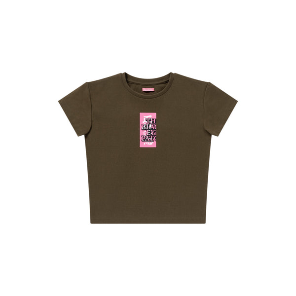 HWC LABEL BABY TEE KHAKI