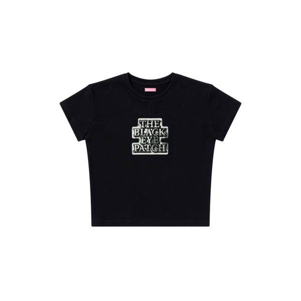 DOLLAR BILL OG LABEL BABY TEE BLACK