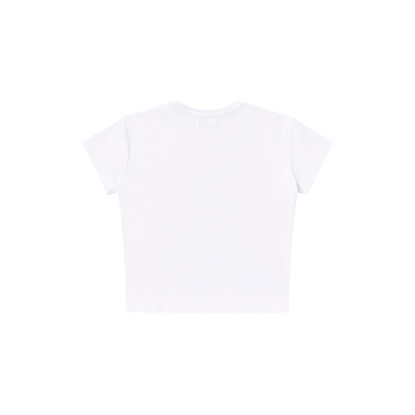 DOLLAR BILL OG LABEL BABY TEE WHITE