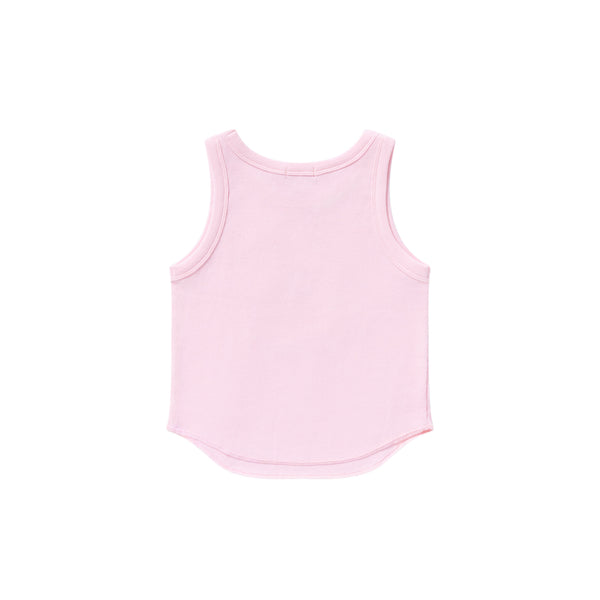 HIBISCUS OG LABEL CROPPED TANK PINK