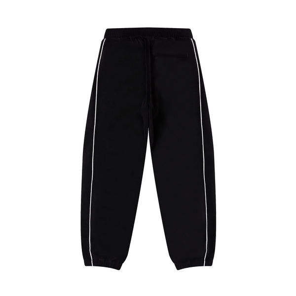 OG LABEL PIPED VELOUR TRACK PANTS BLACK