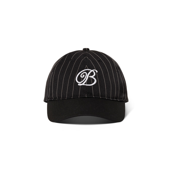 STRIPED B EMBLEM CAP