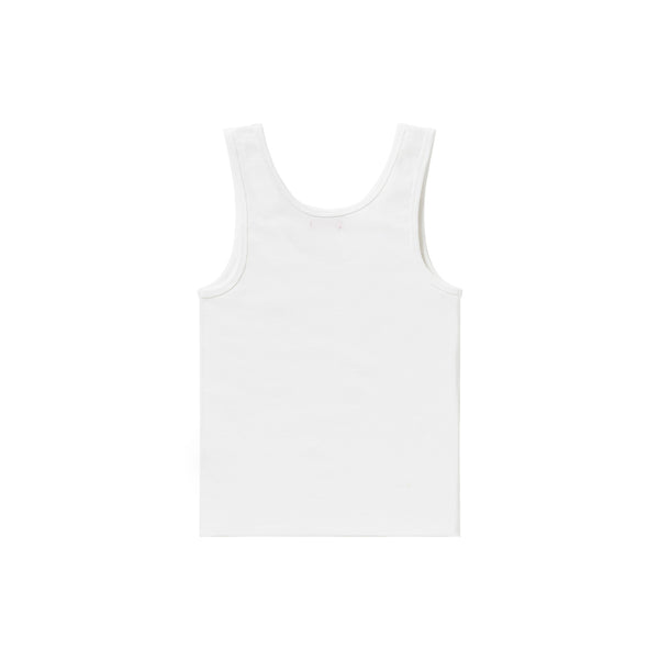 BLACKLETTER AIRBRUSH TANK WHITE