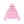 RHINESTONE BIG SCRIPT ZIP HOODIE PINK