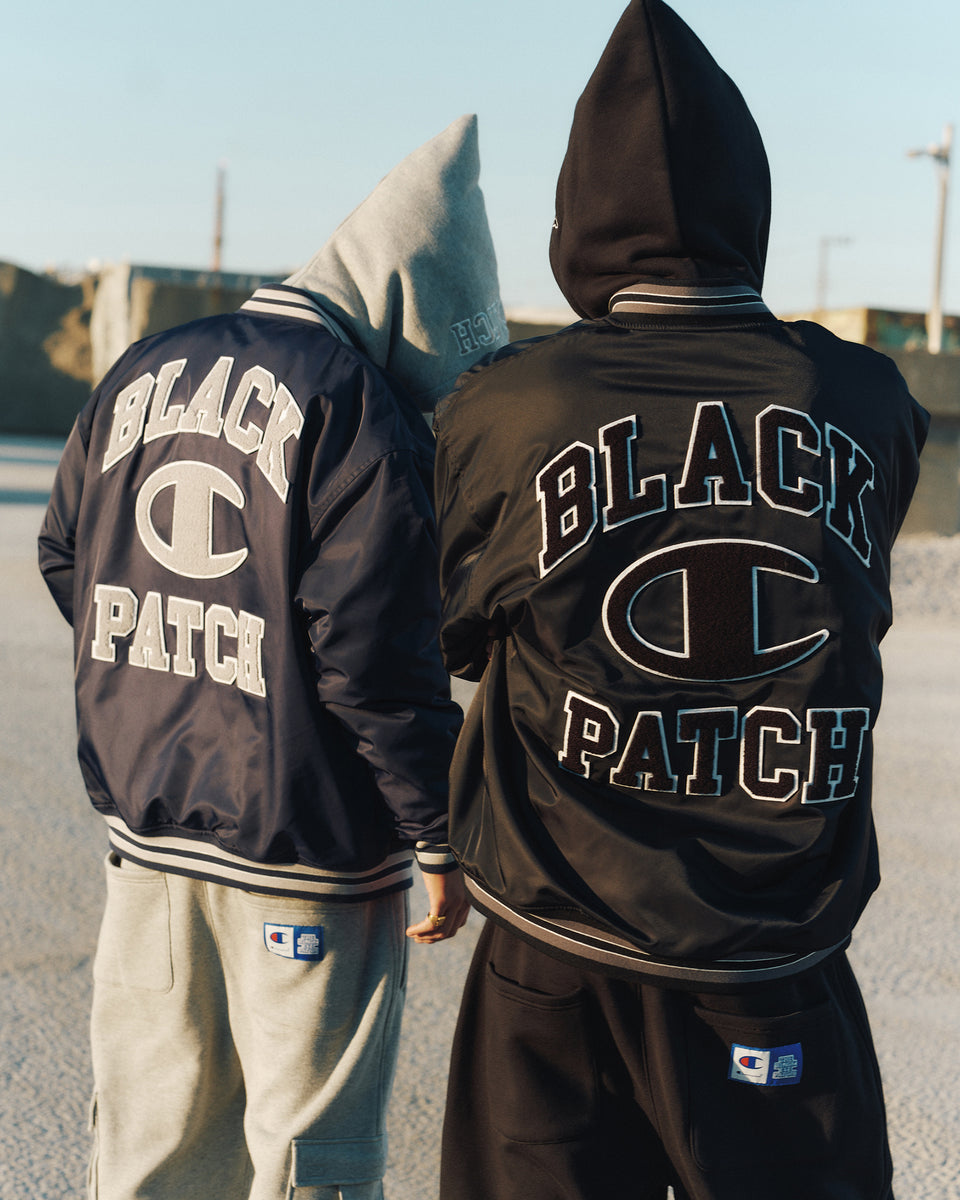 BASEBALL JACKET NAVY – BlackEyePatch