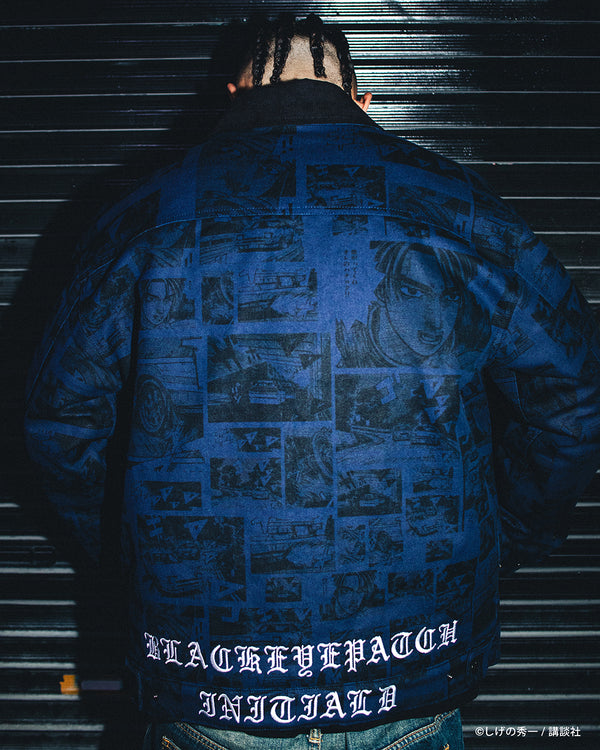 INITIAL D WORK JACKET NAVY