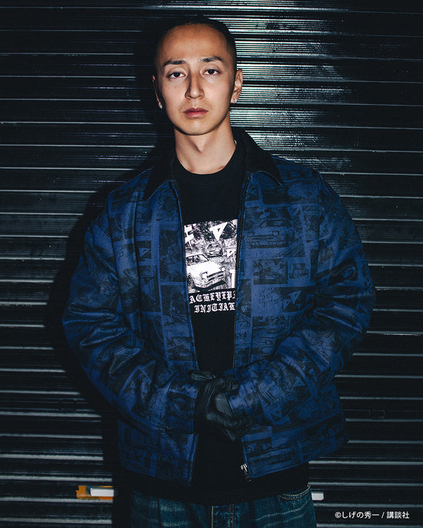 INITIAL D WORK JACKET NAVY