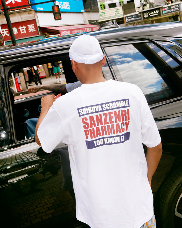 SANZENRI PHARMACY TEE WHITE