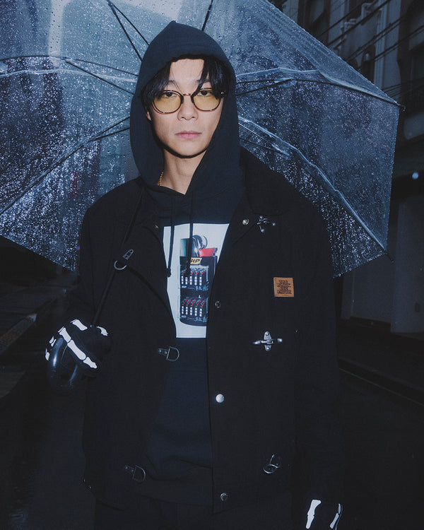 BIG BICS PHOTO HOODIE BLACK