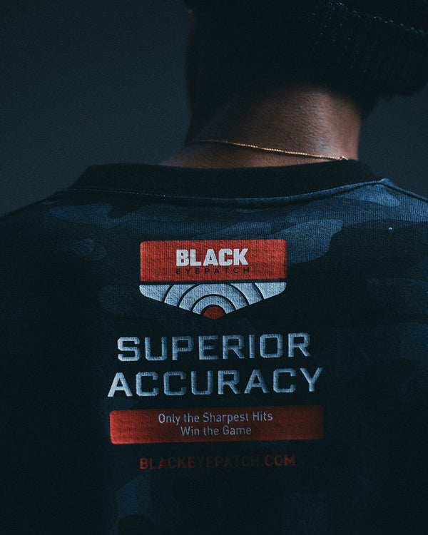 BODY TARGET L/S TEE BLACK CAMO