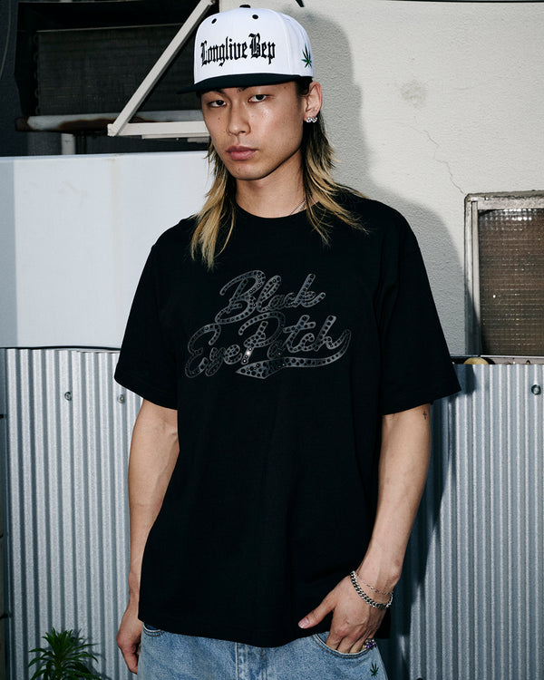 LONGLIVE BEP SNAPBACK CAP WHITE/BLACK