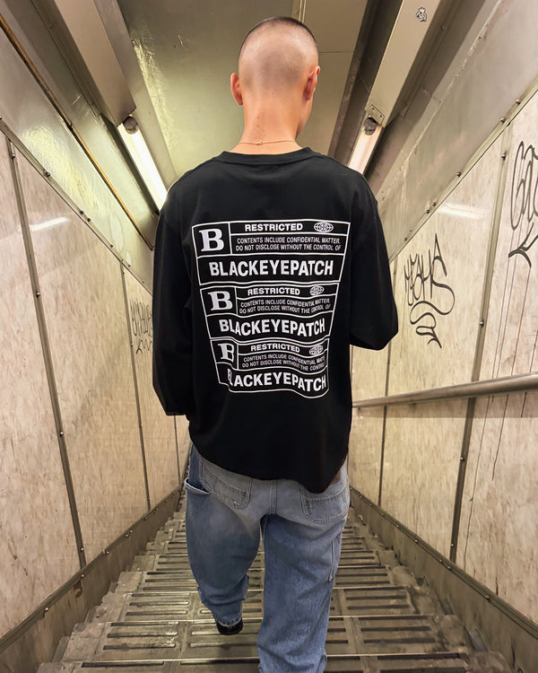 B RATED L/S TEE BLACK