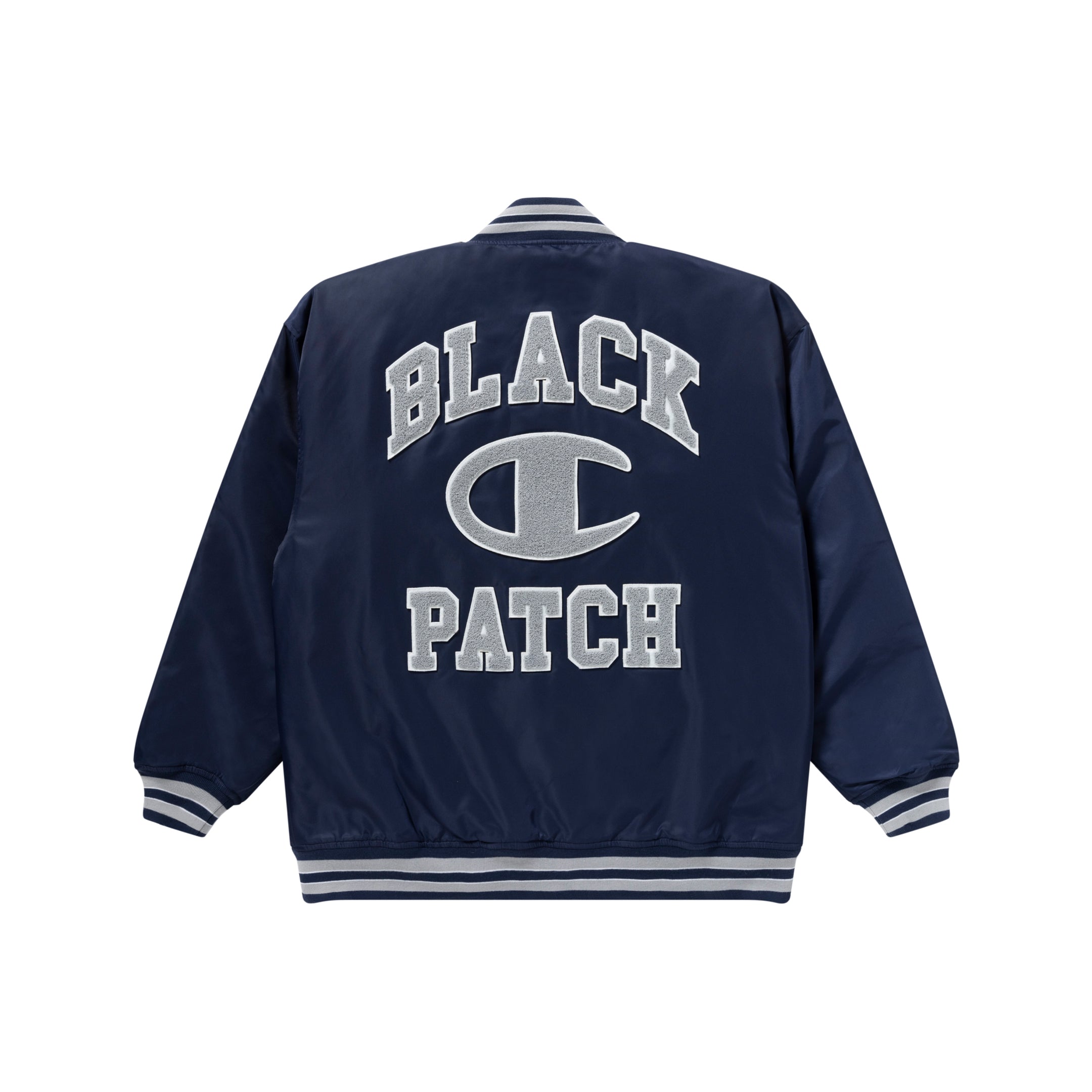 BASEBALL JACKET NAVY – BlackEyePatch