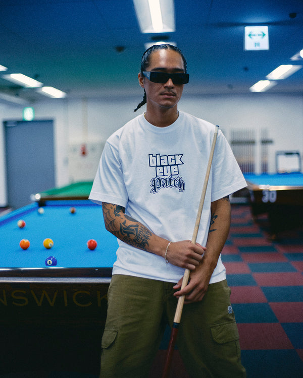 CRIME RPG LOGO TEE (WHITE)