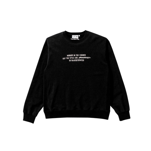 BEEZ-EYE-P Statement Crew Sweat (Black)