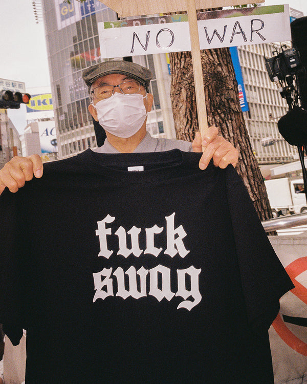 FUCK SWAG TEE BLACK