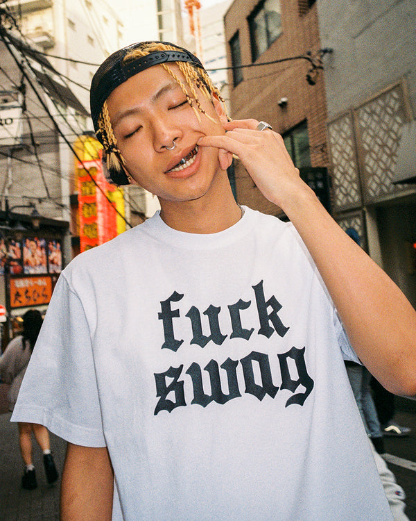 FUCK SWAG TEE WHITE