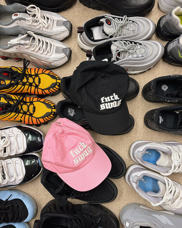 FUCK SWAG 5 PANEL CAP BLACK