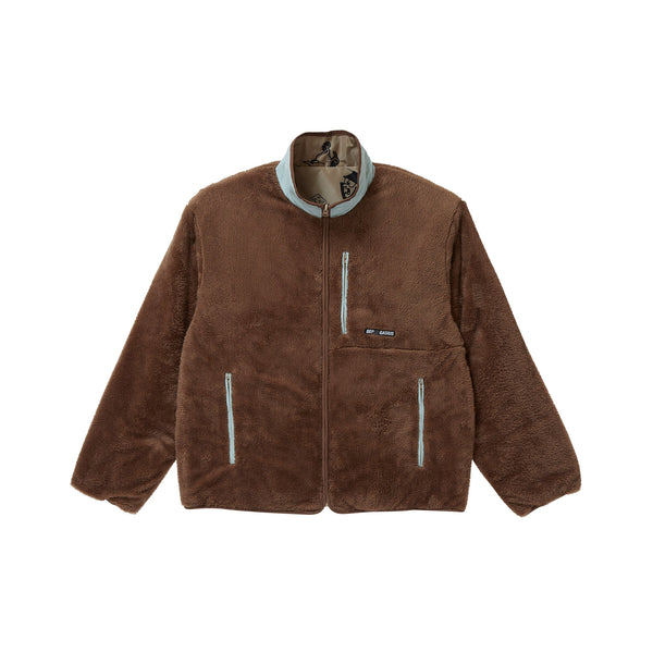GASIUS REVERSIBLE FLEECE JACKET BEIGE / BEIGE