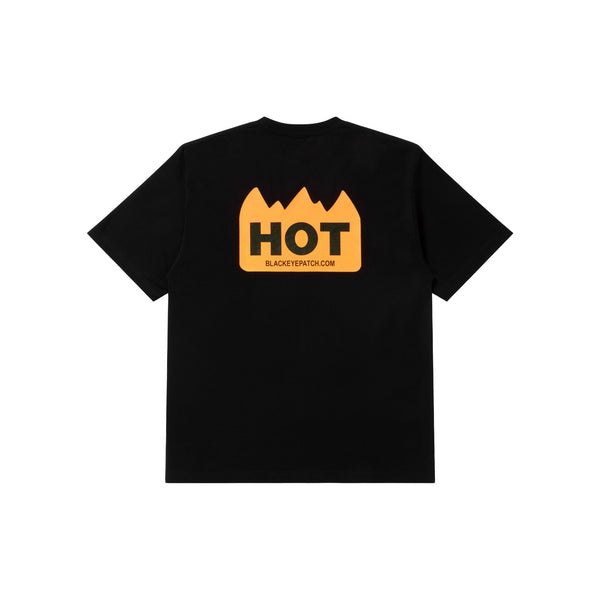 HOT LABEL TEE BLACK