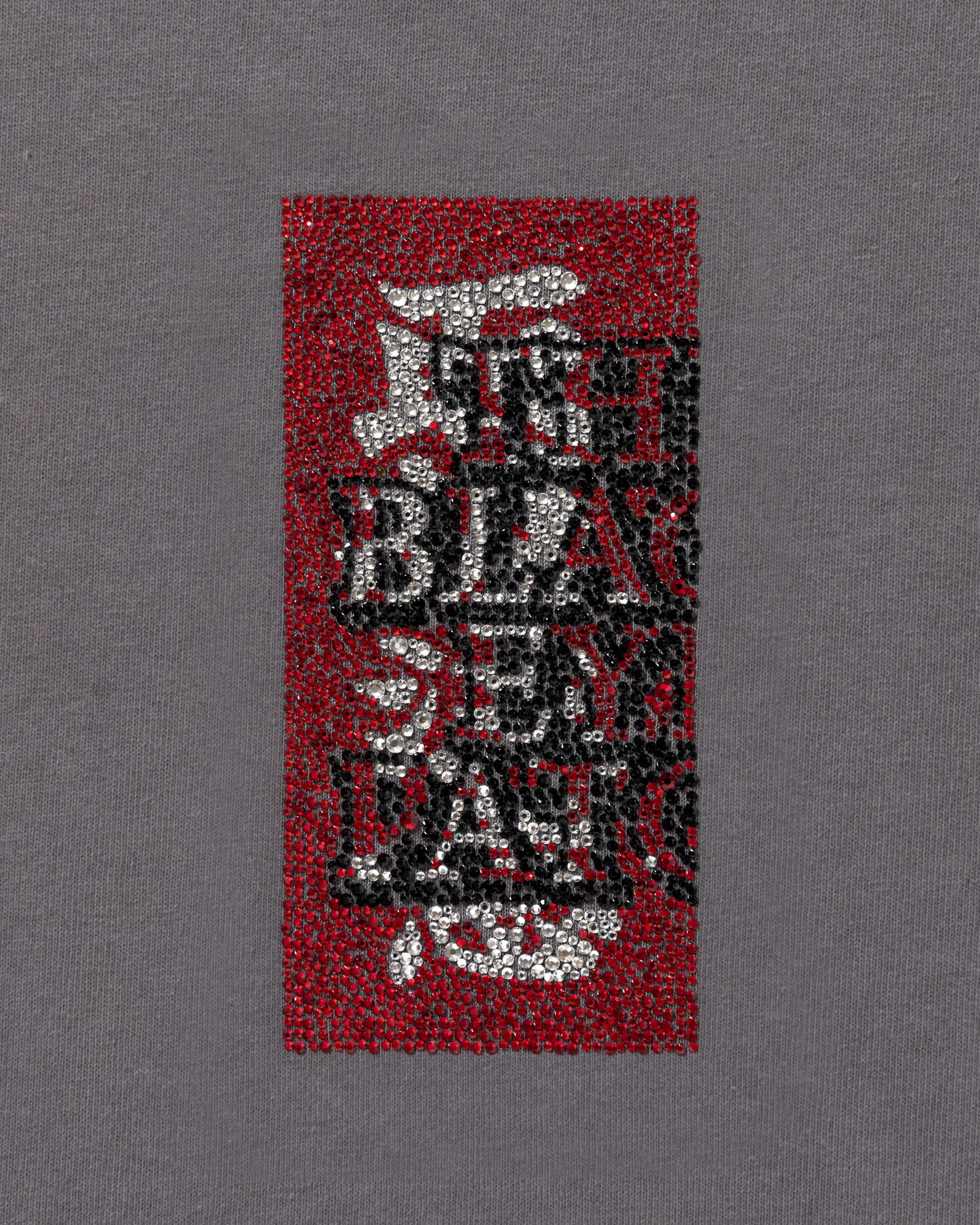 BlackEyePatch HWC LABEL RHINESTONE TEE - Tシャツ/カットソー(半袖 