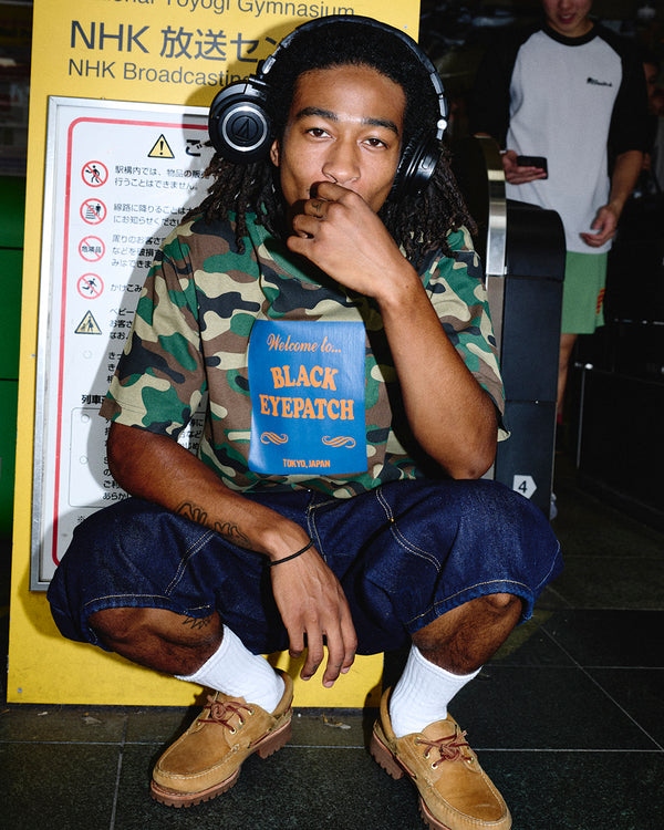 INFAMOUS PROJECTS TEE WOODLAND CAMO
