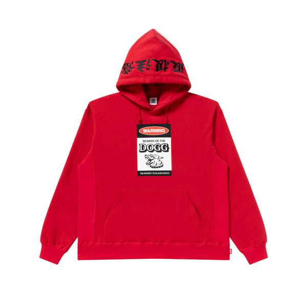 BEWARE OF THE DOGG HOODIE RED