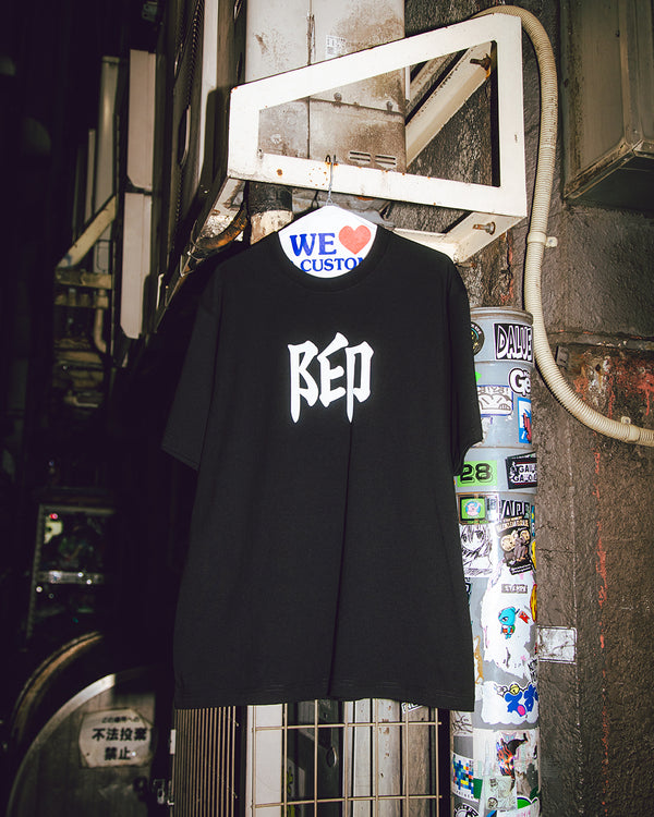 KANJI PARTS LOGO TEE BLACK