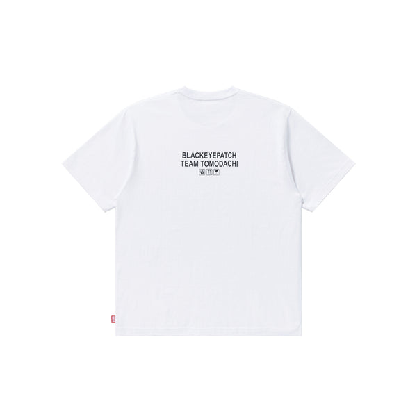 TEAM TOMODACHI LABEL TEE WHITE