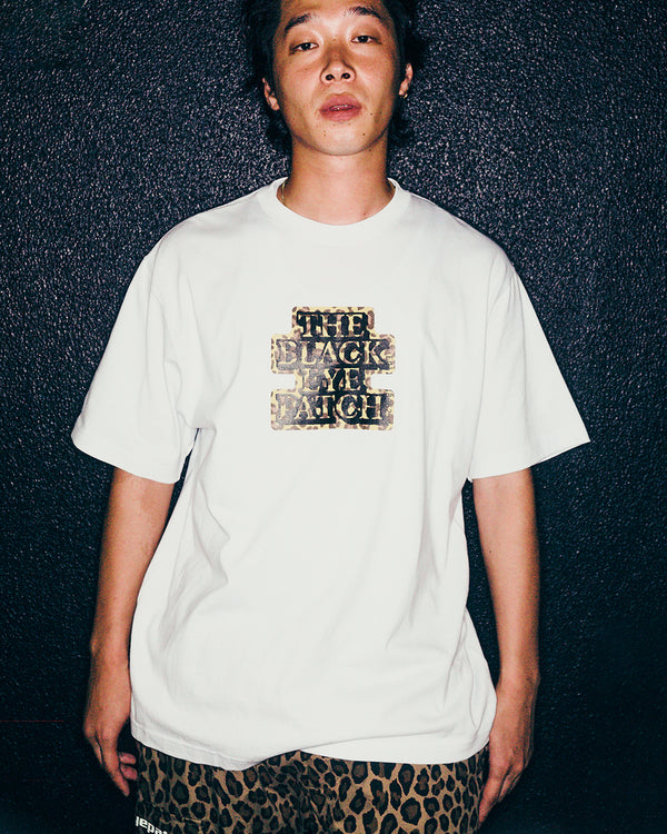 LEOPARD OG LABEL TEE WHITE