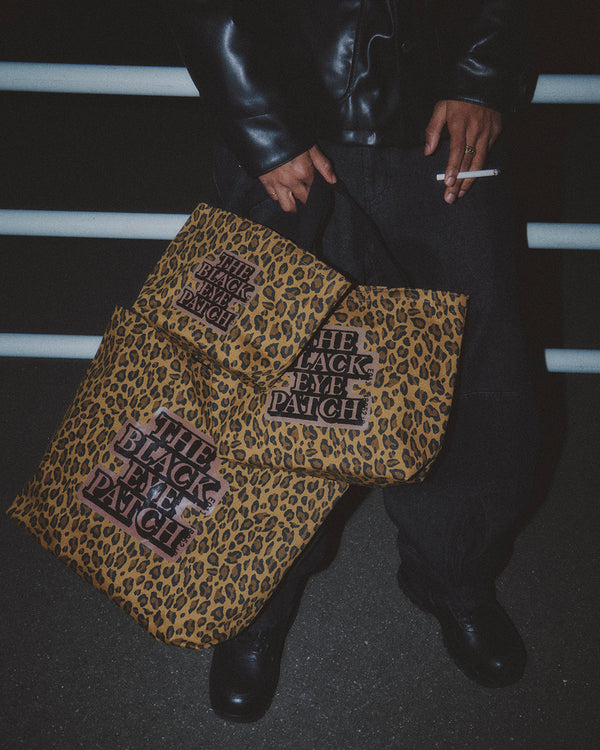 LEOPARD PATTERNED TOTE SMALL