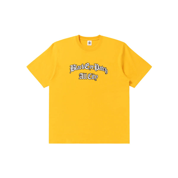 Blackletter Tee Yellow