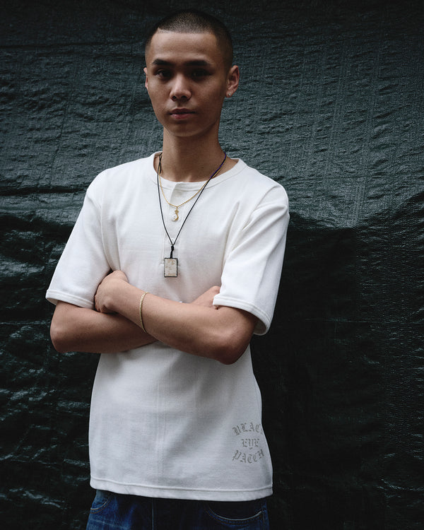 OE COLLEGE HENLEY TEE BLACK