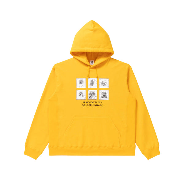 OG LABEL HOW-TO HOODIE YELLOW