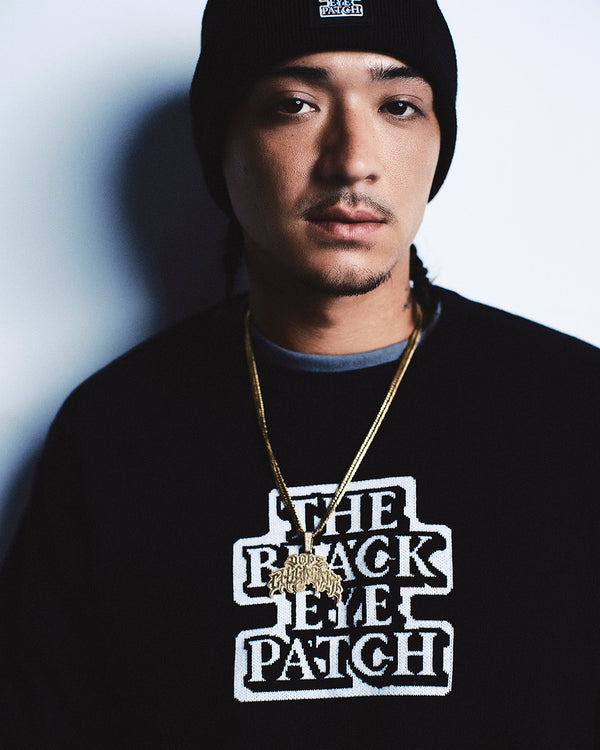 OG LABEL Knit Sweater, Black