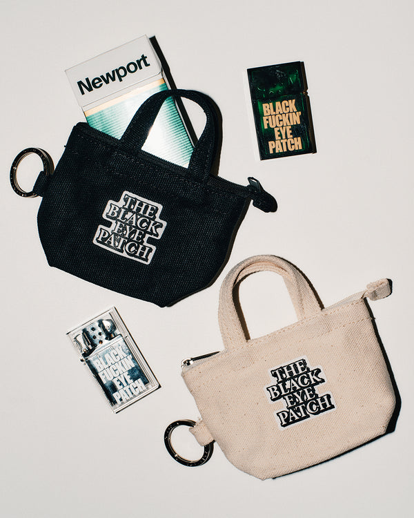 OG LABEL TOTE KEYCHAIN OFF WHITE