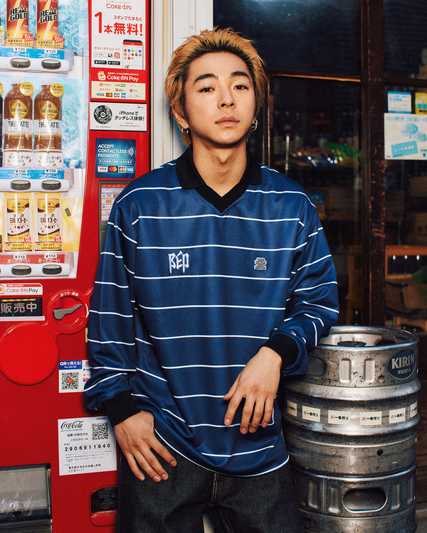 OG NINJA L/S GAME SHIRT NAVY