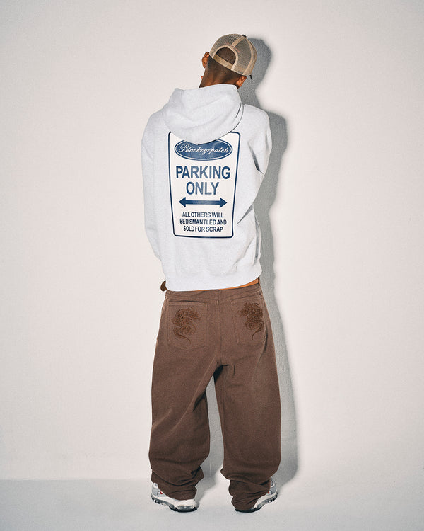 PARKING SIGN HOODIE ASH