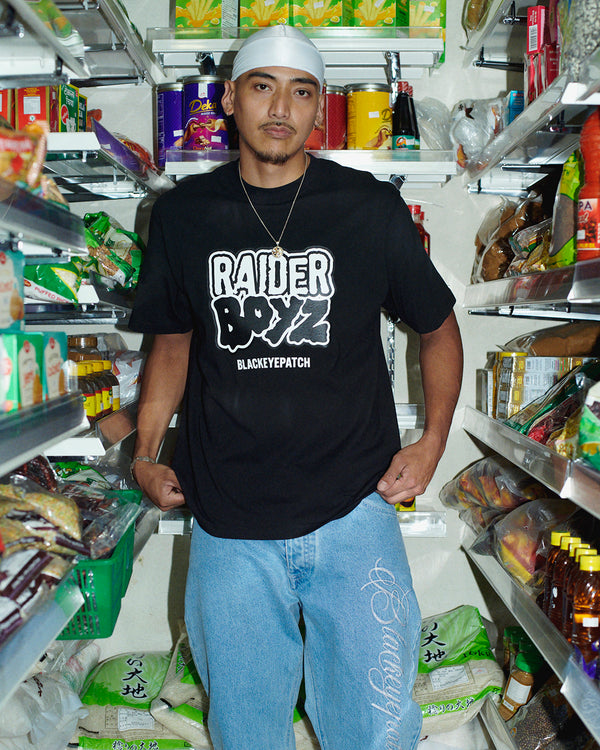 RAIDER BOYZ TEE BLACK