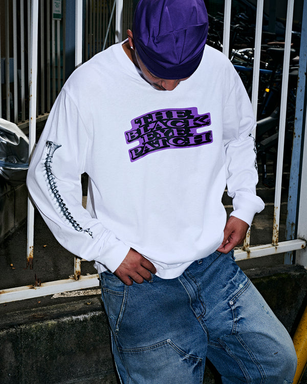 SCREWED ＆ DISTORTED OG LABEL L/S TEE BLACK