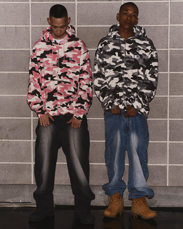 SMALL OG CAMO ZIP HOODIE CITY CAMO