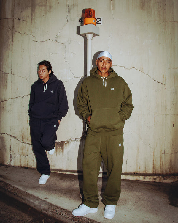 SMALL OG LABEL HEAVYWEIGHT SWEAT PANTS NAVY